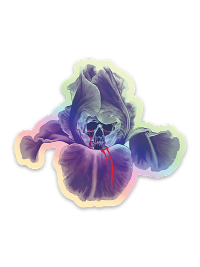 Secret Iris Sticker